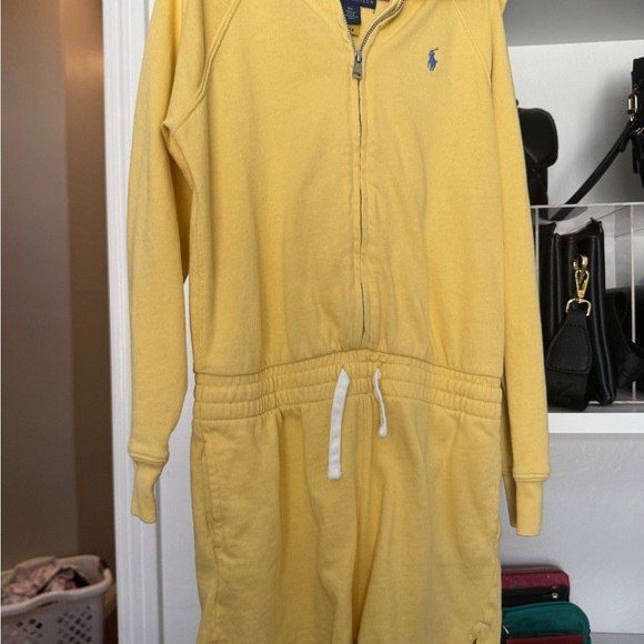 Ralph Lauren Kids Sweatshirt Romper - Picture 1 of 5